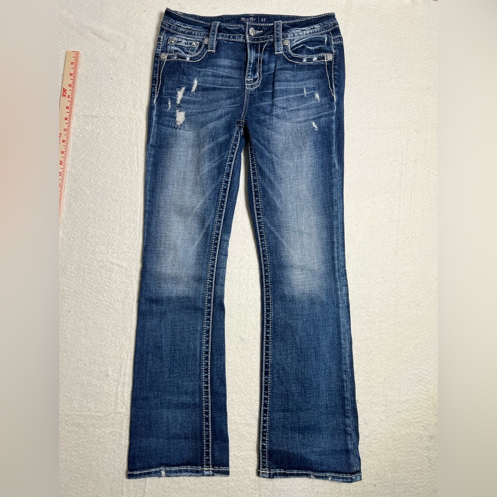 Miss Me Women's Dark Blue Boot Cut Jeans